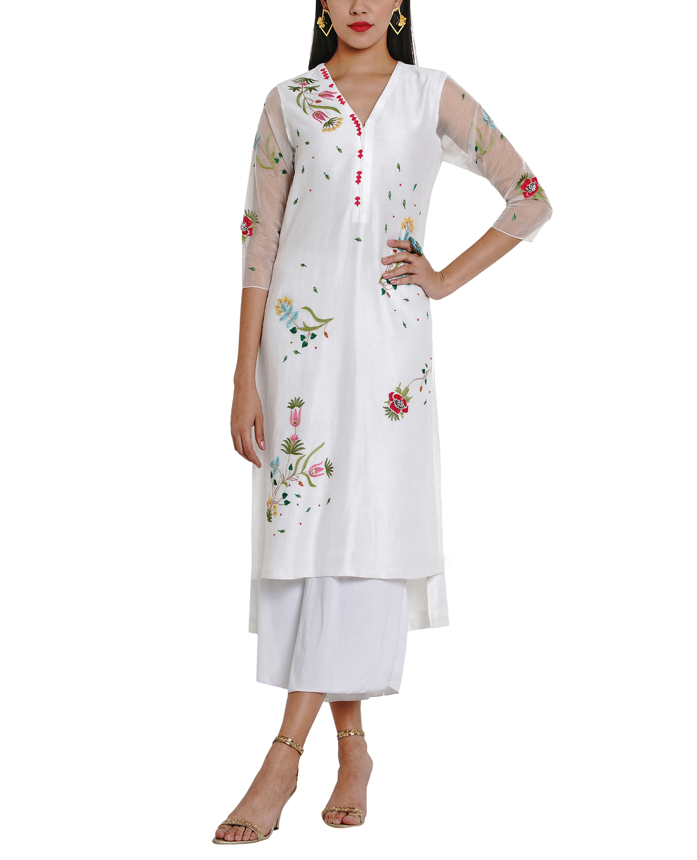 Embroidered Kurta
