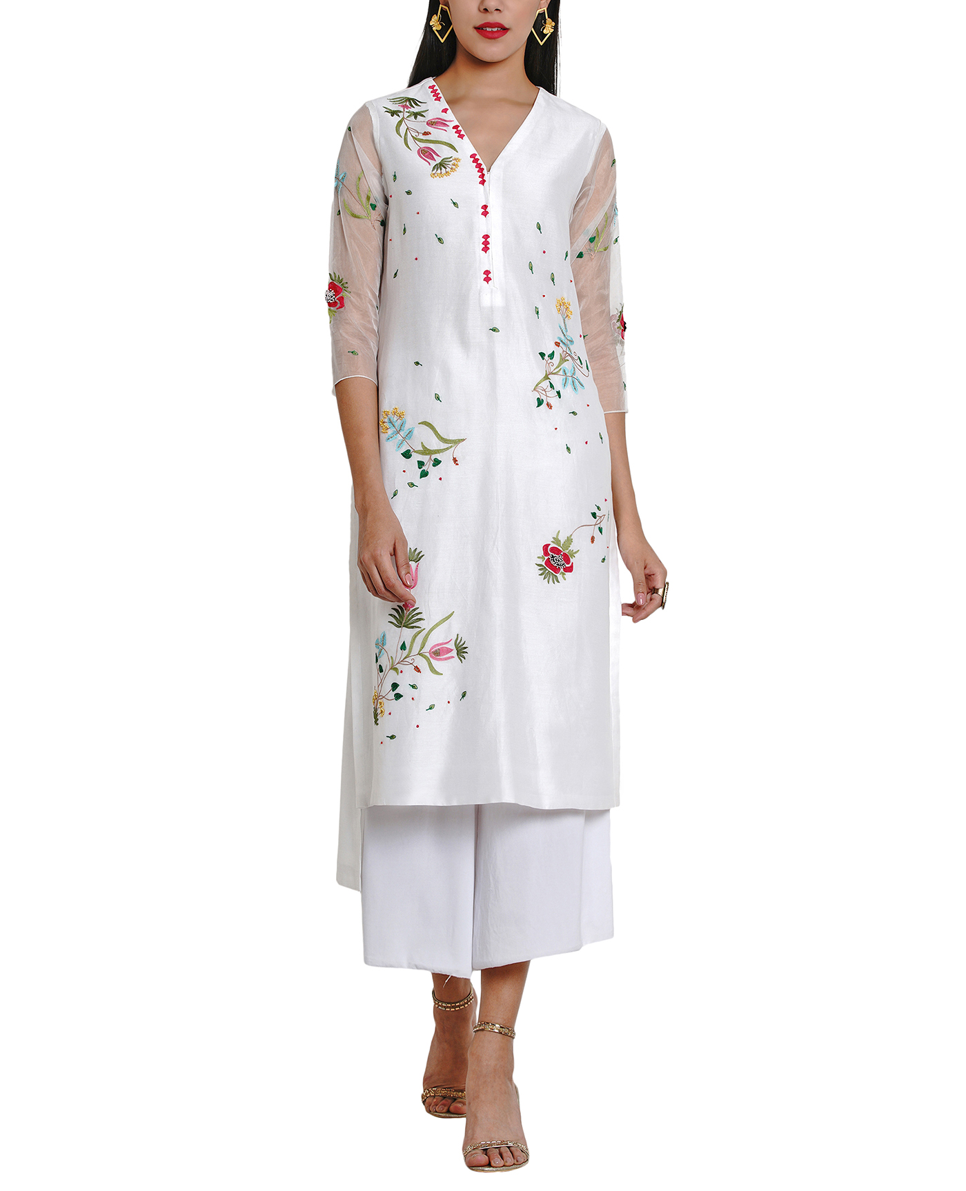 Embroidered Kurta