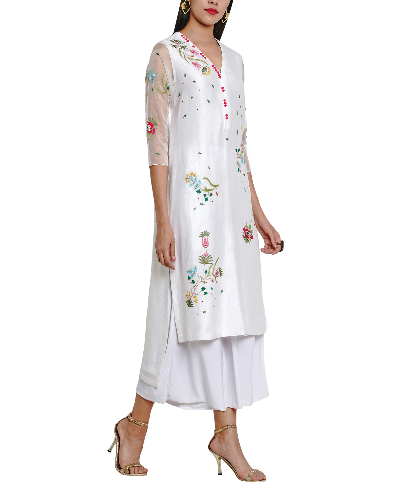 Embroidered Kurta