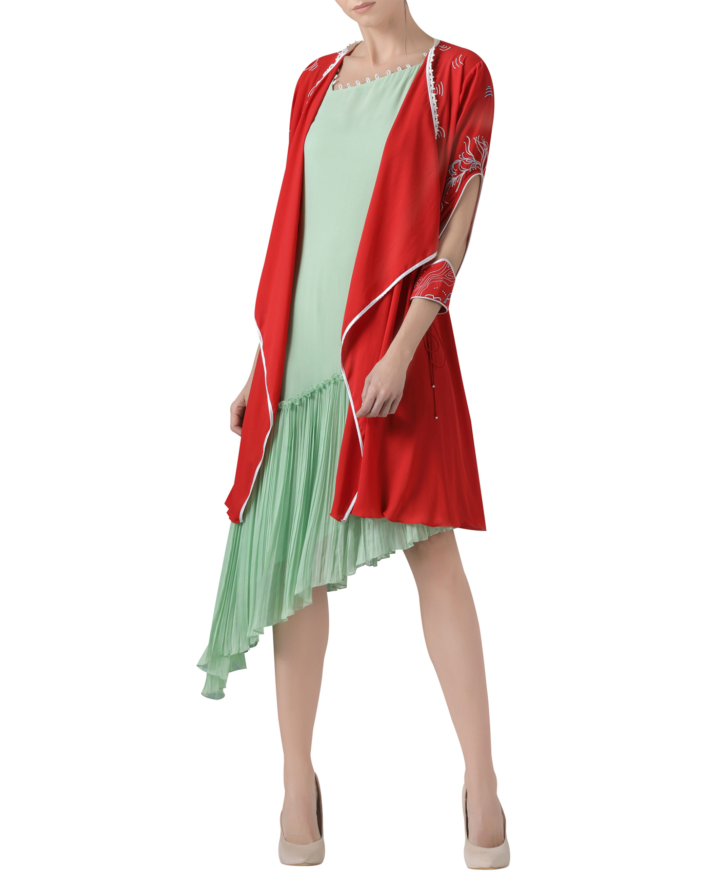 embroidered-jacket-dress
