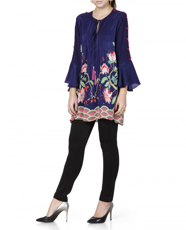 Embroidered & Printed Tunic