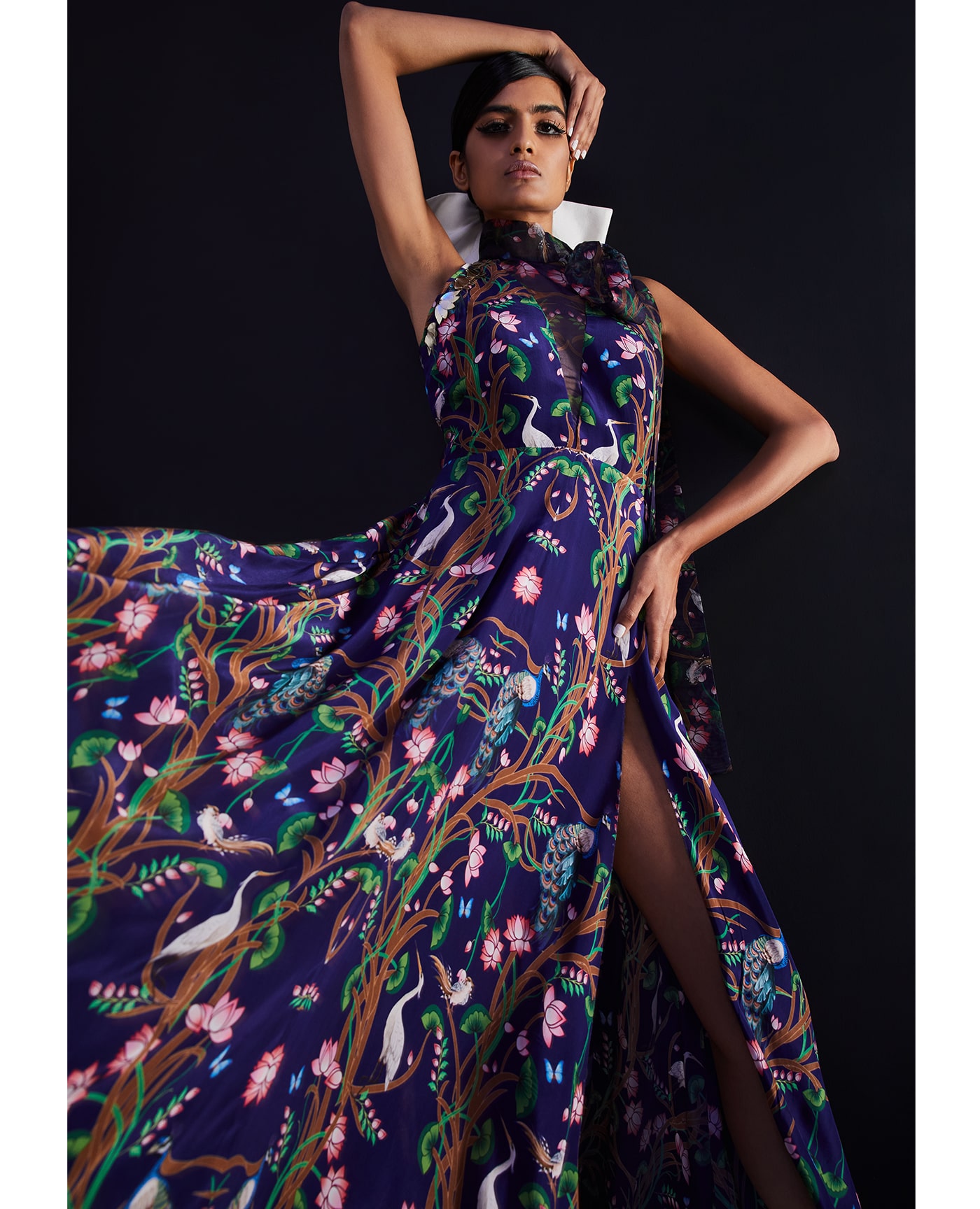 Embroidered Maxi Dress