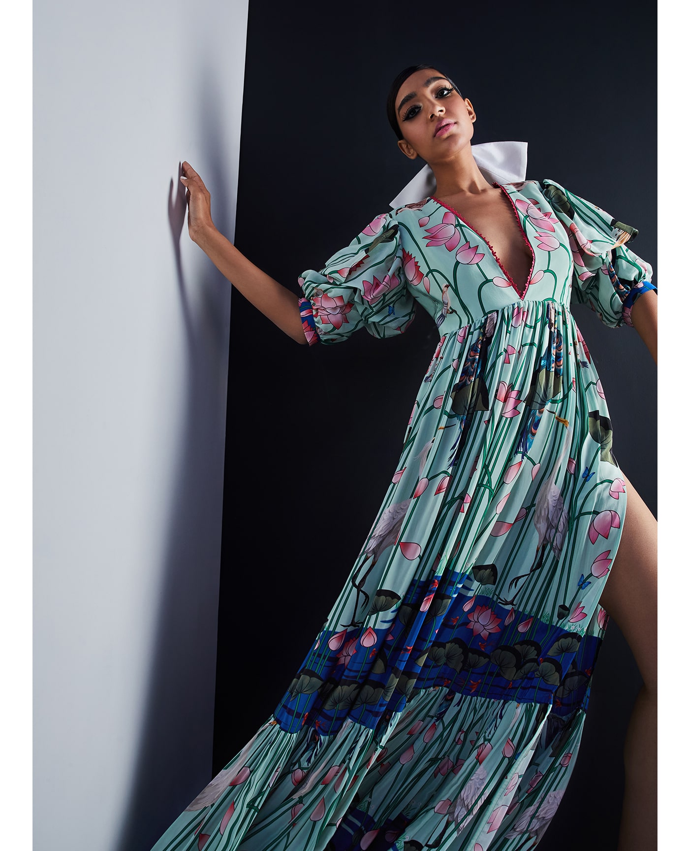 Embroidered Maxi Dress