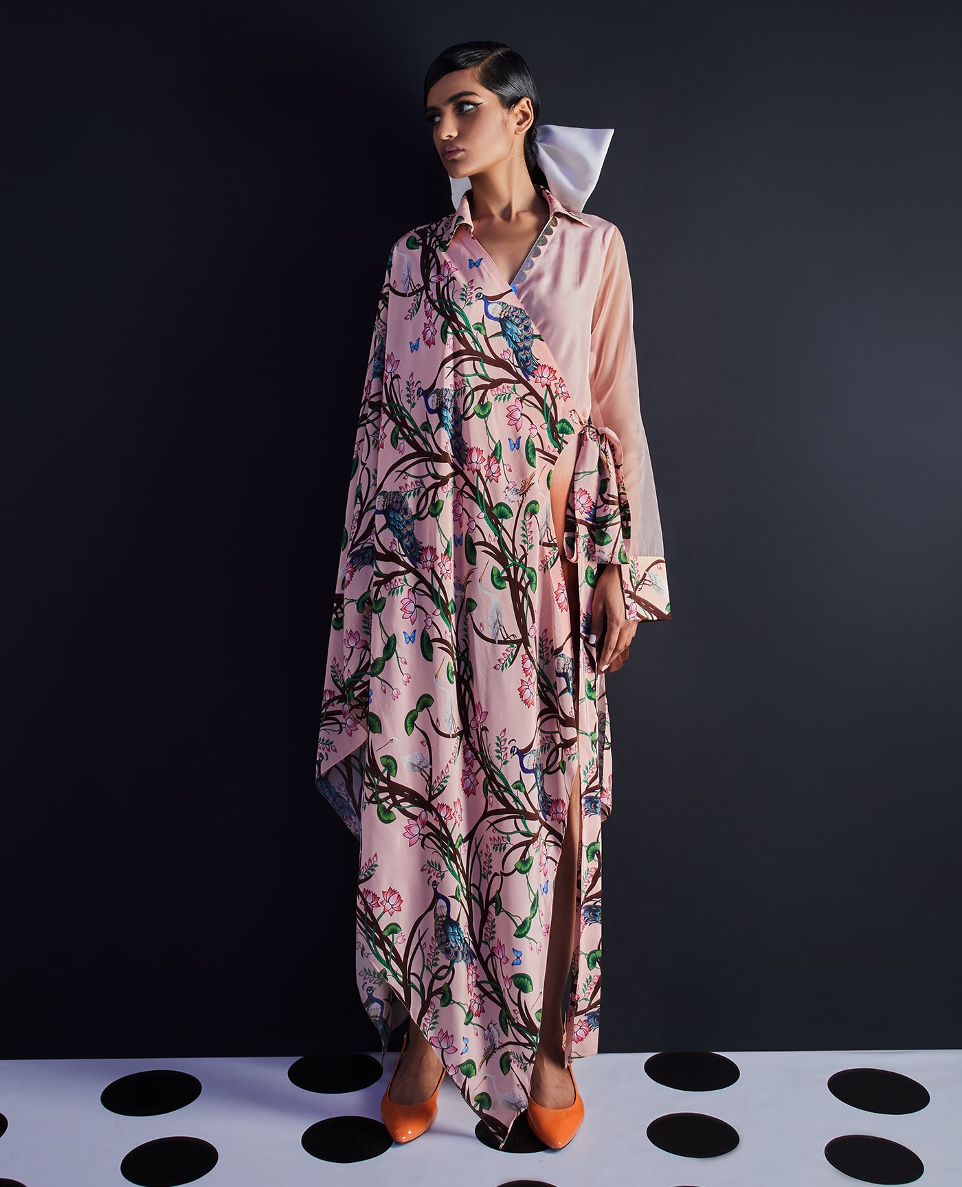 Draped Wrap Dress