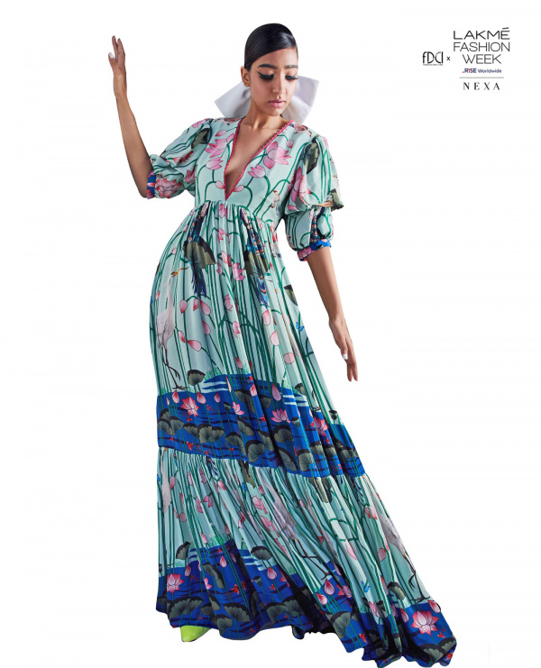 Embroidered Maxi dress
