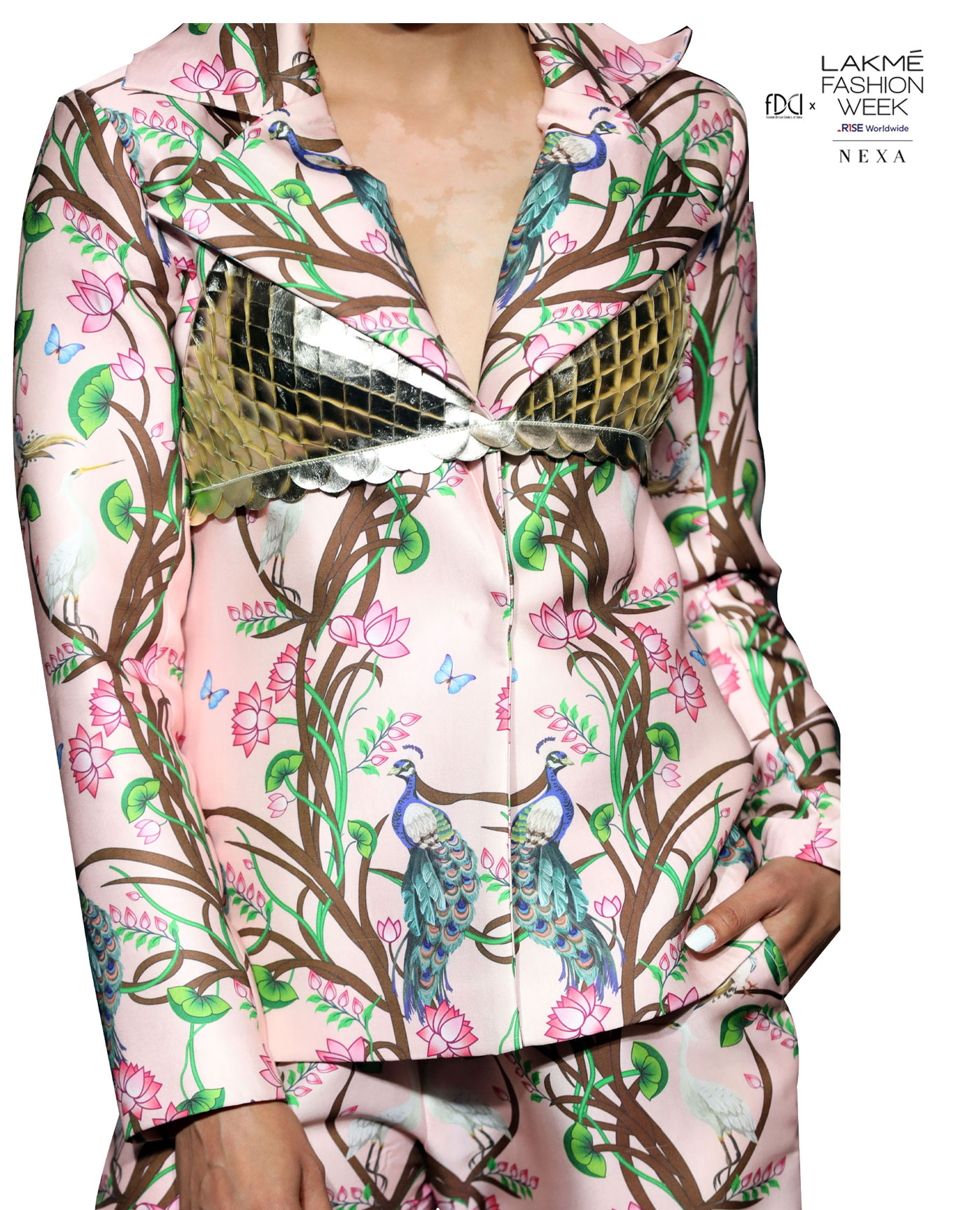Lorrie Bustier with Embroidered Sequin Dress
