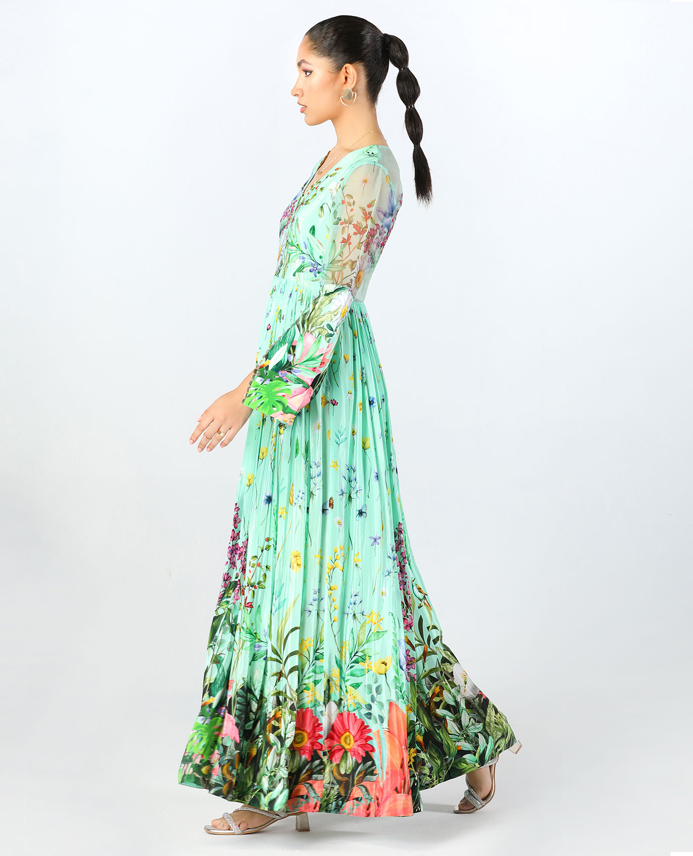 Embroidered Maxi Dress