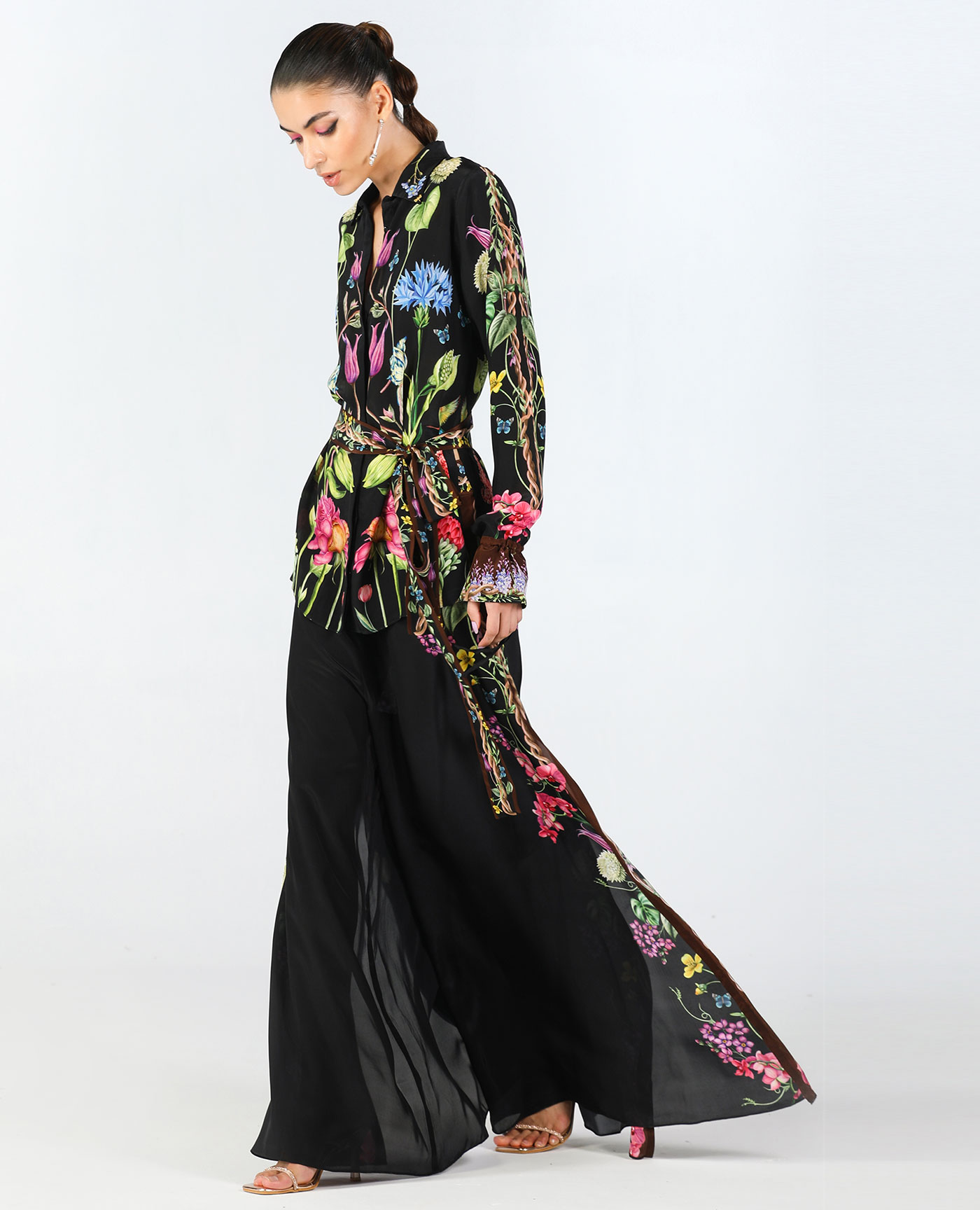 Placement Print Pants