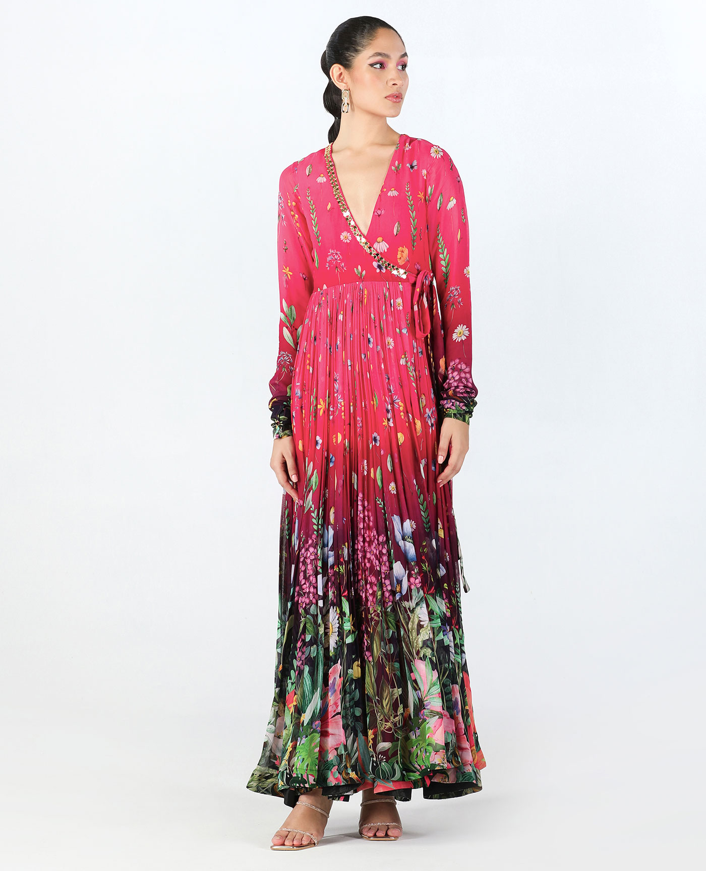 Embroidered Maxi Dress