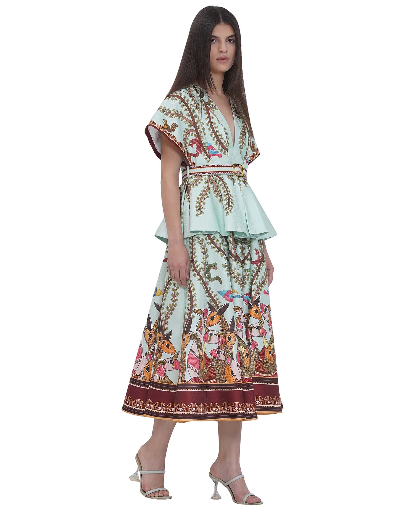 Print Placement Skirt