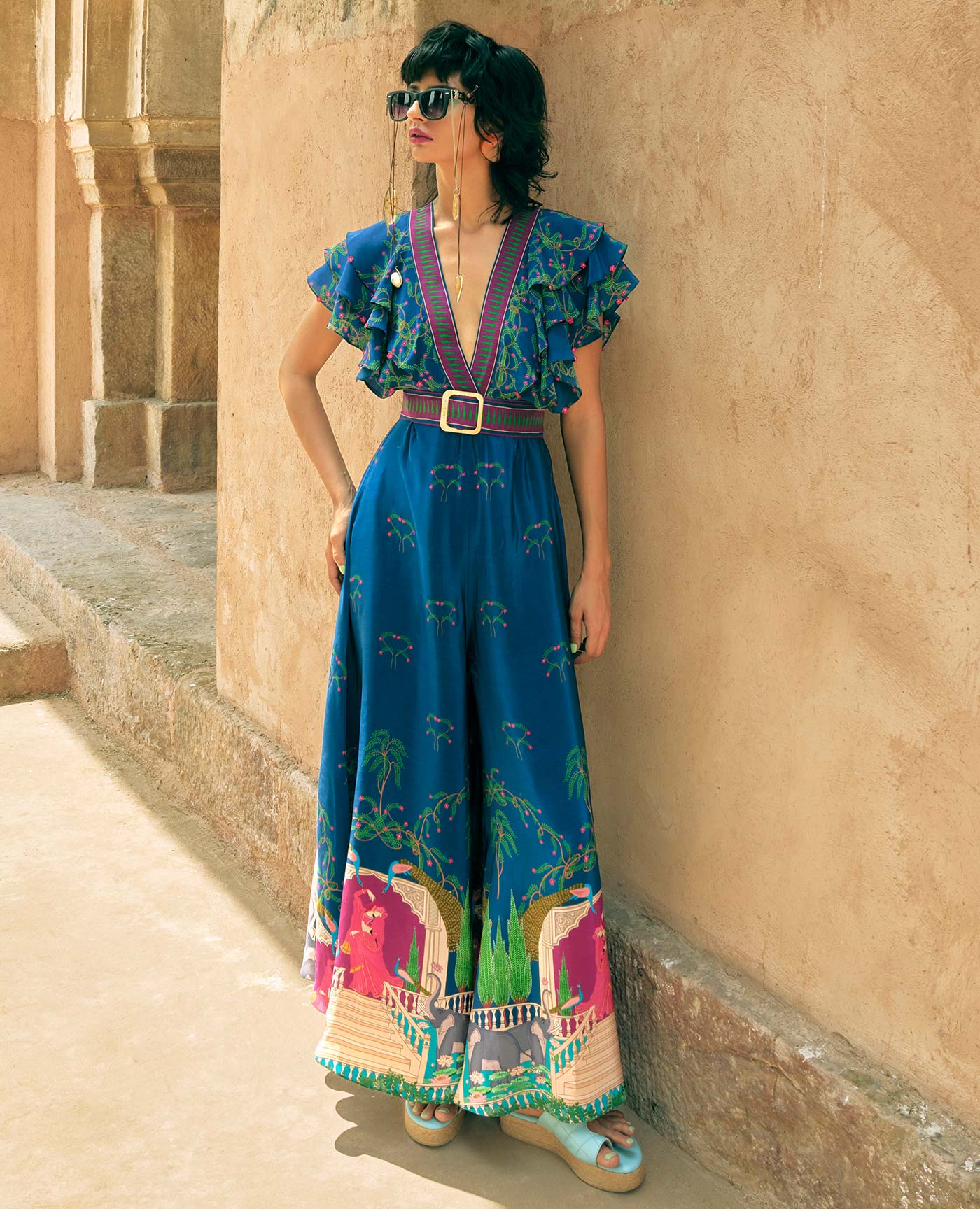 Embroidered Jumpsuit