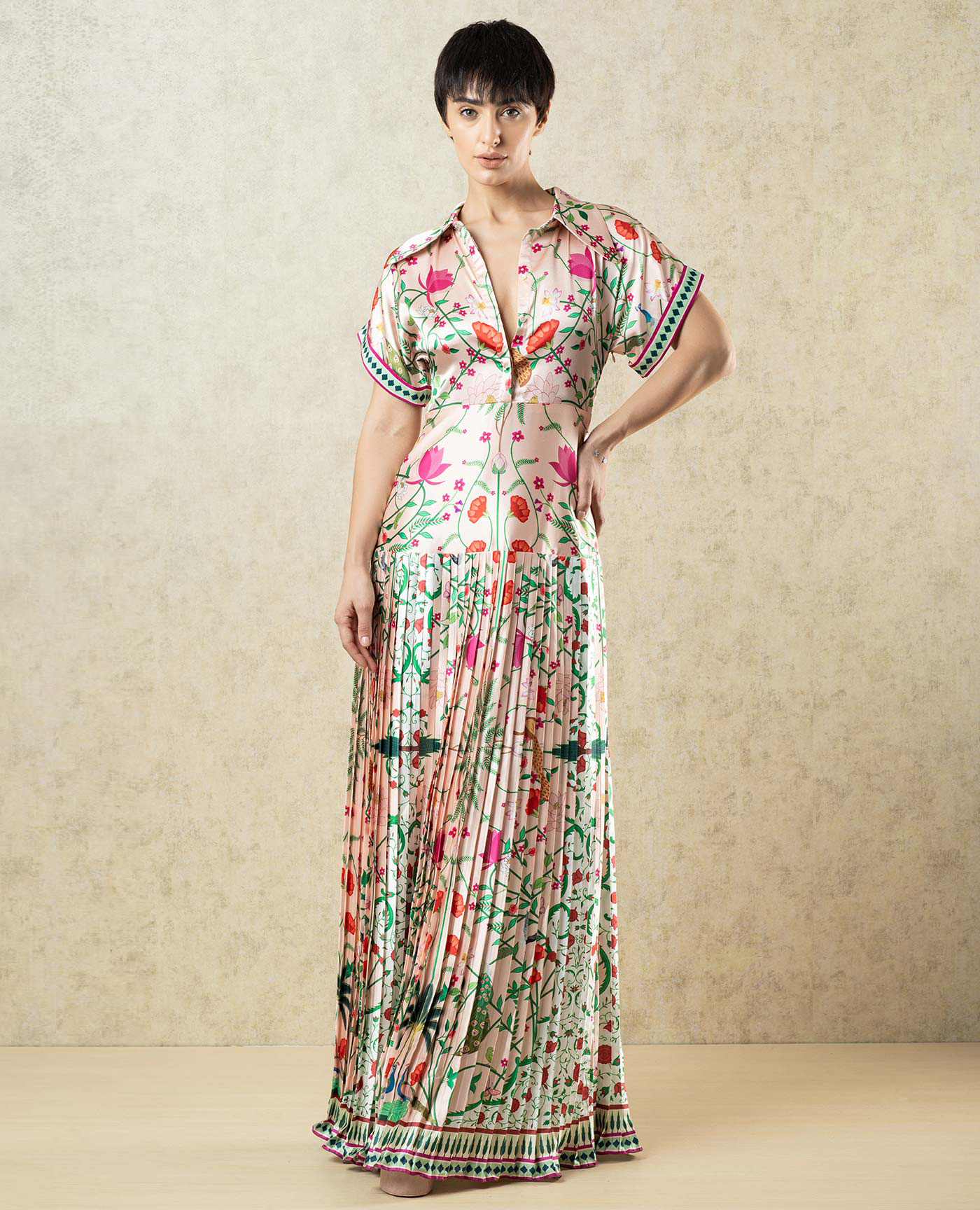 Pleated Dress