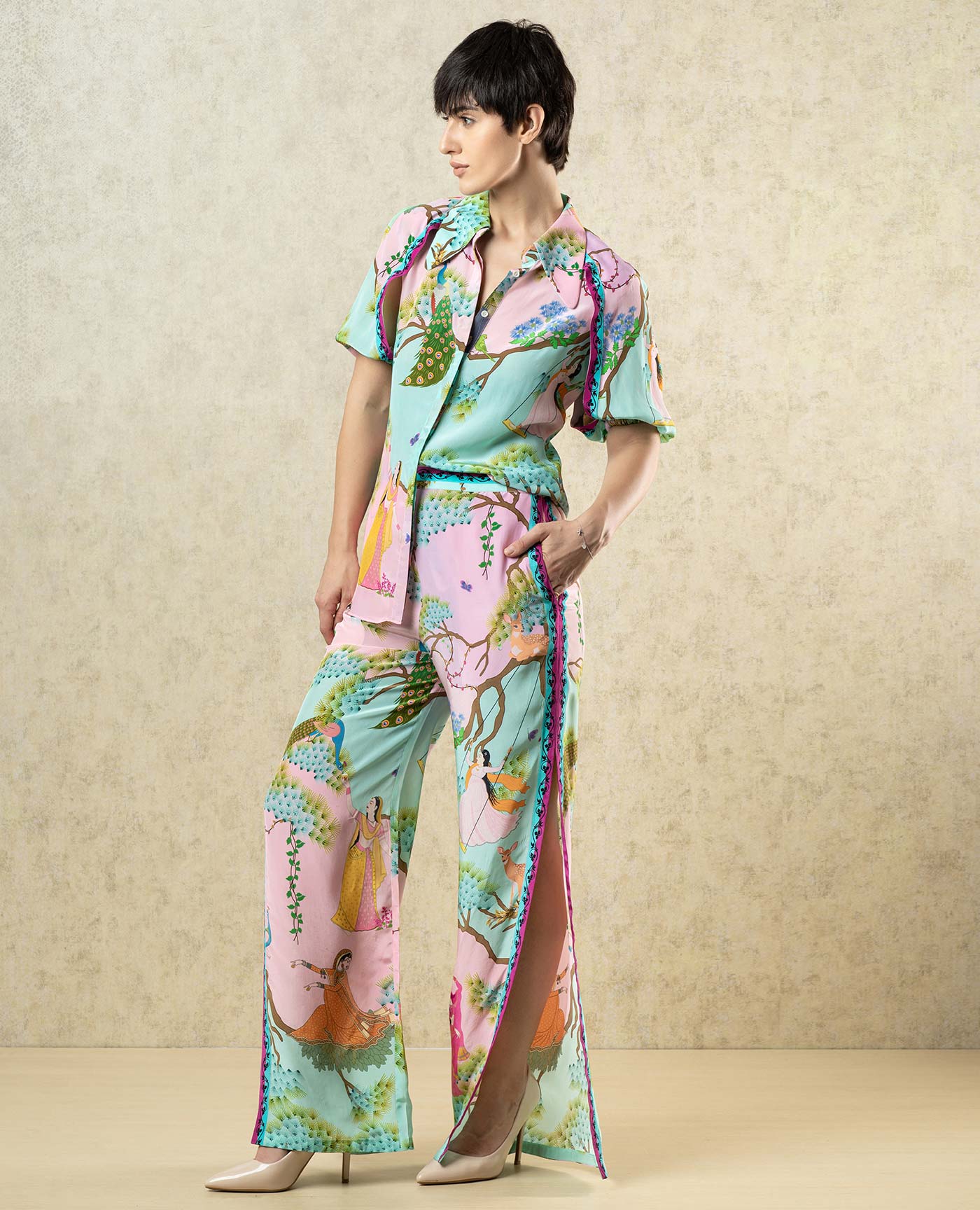 Printed Pants