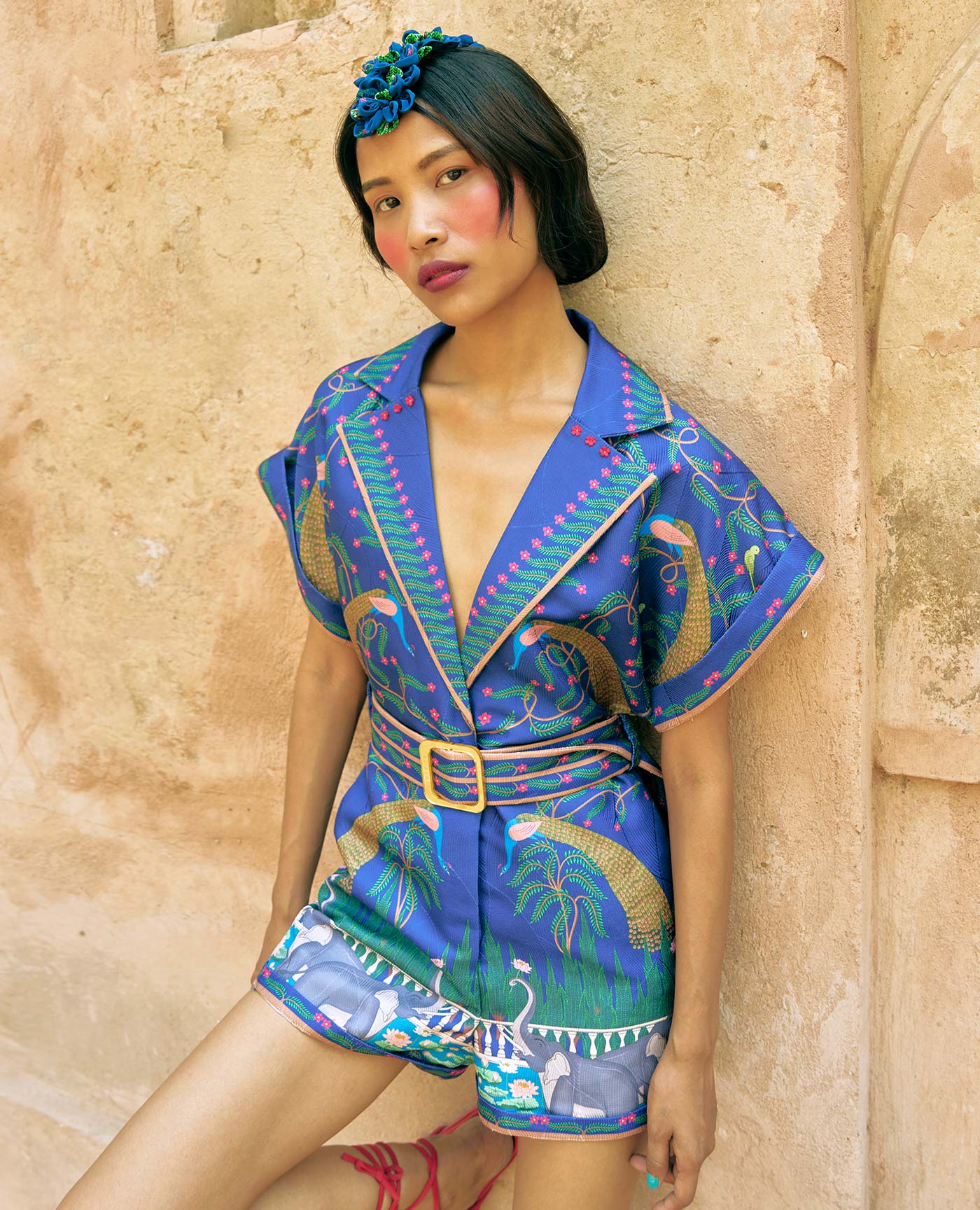 Embroidered Playsuit