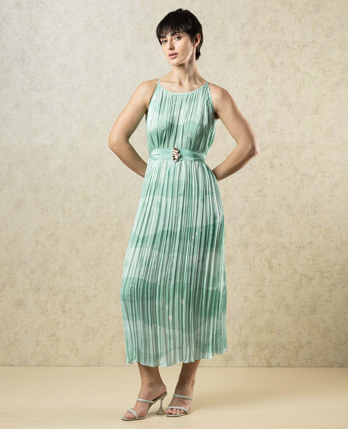 Pleated Dress