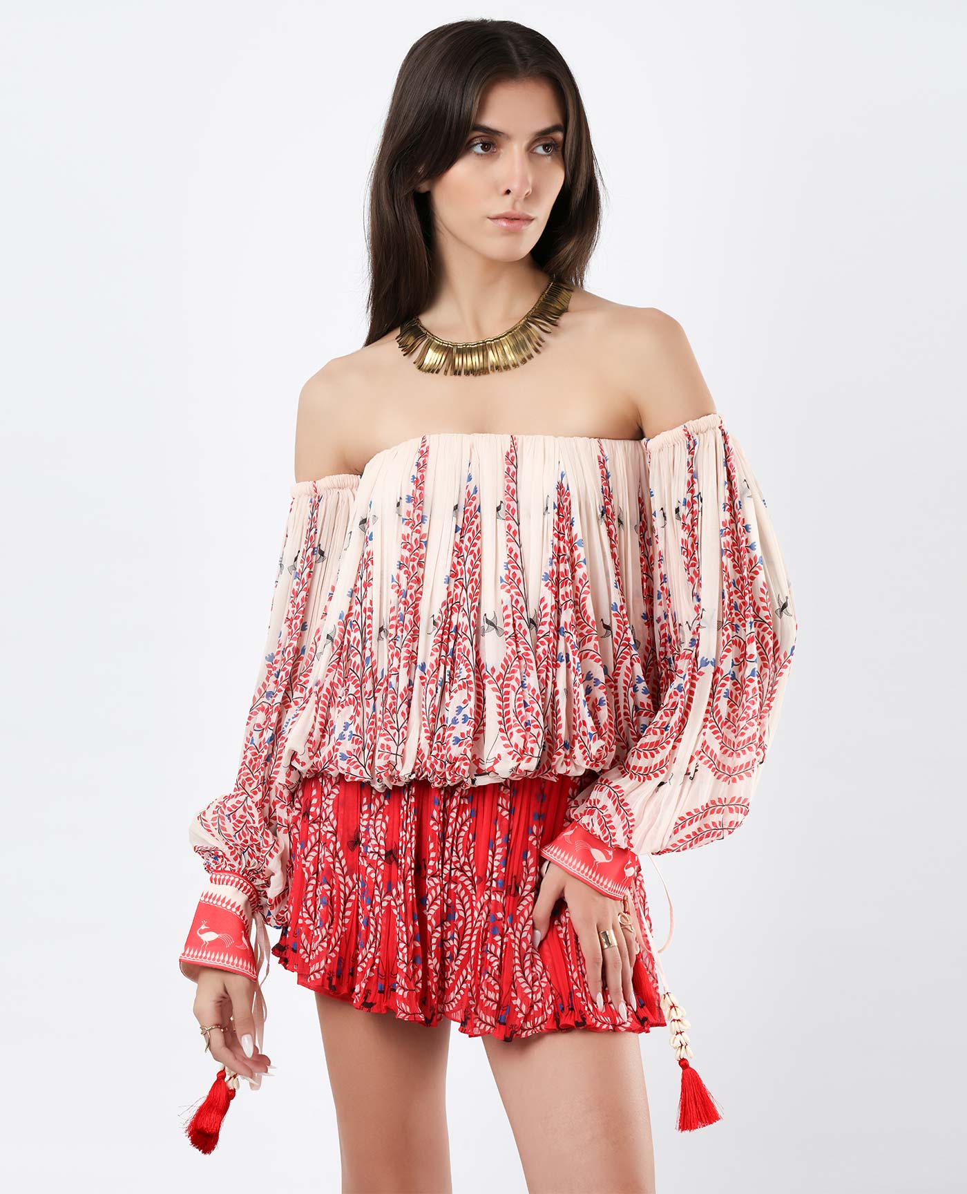 Crinkled Statement Shorts