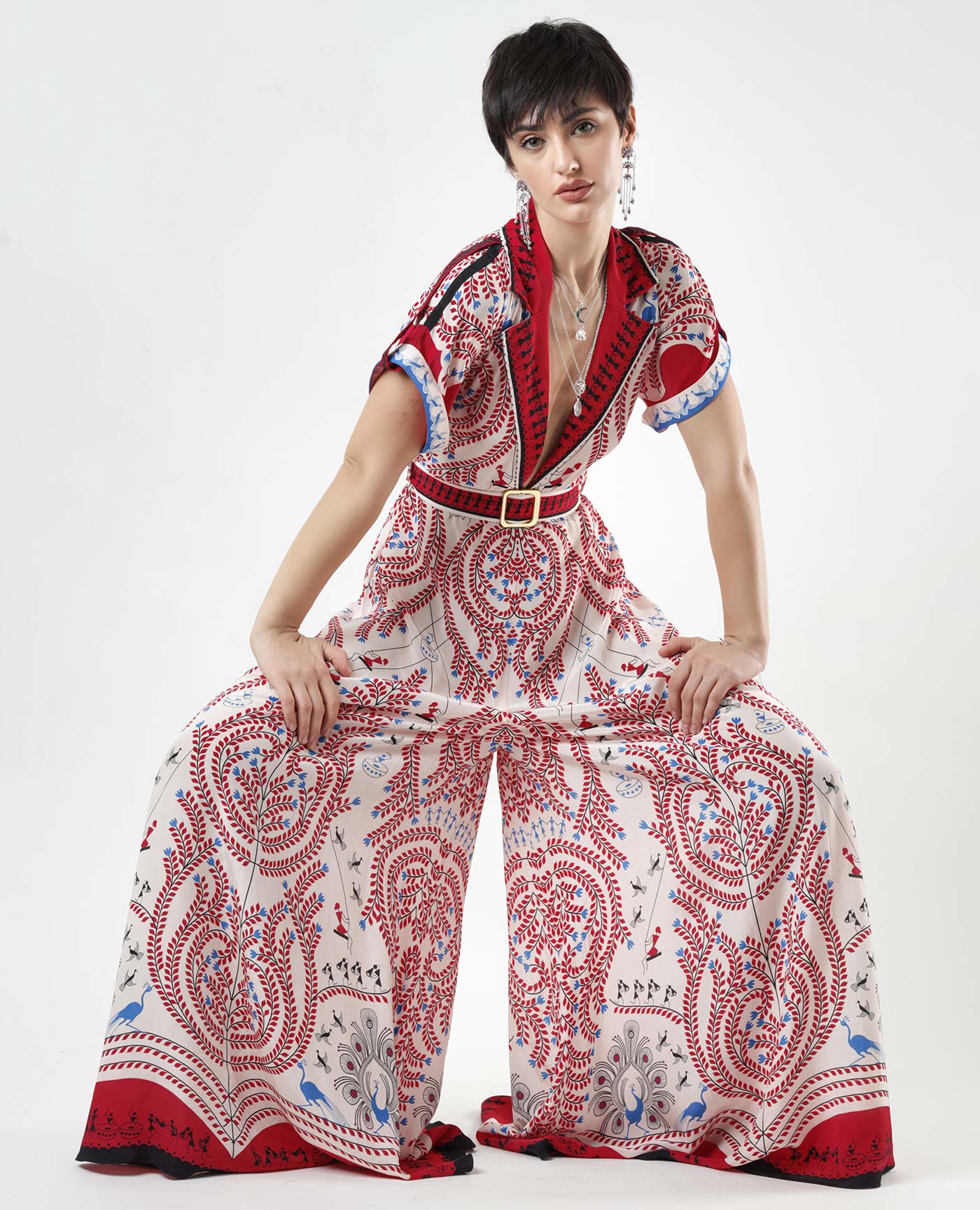 Embroidered Jumpsuit