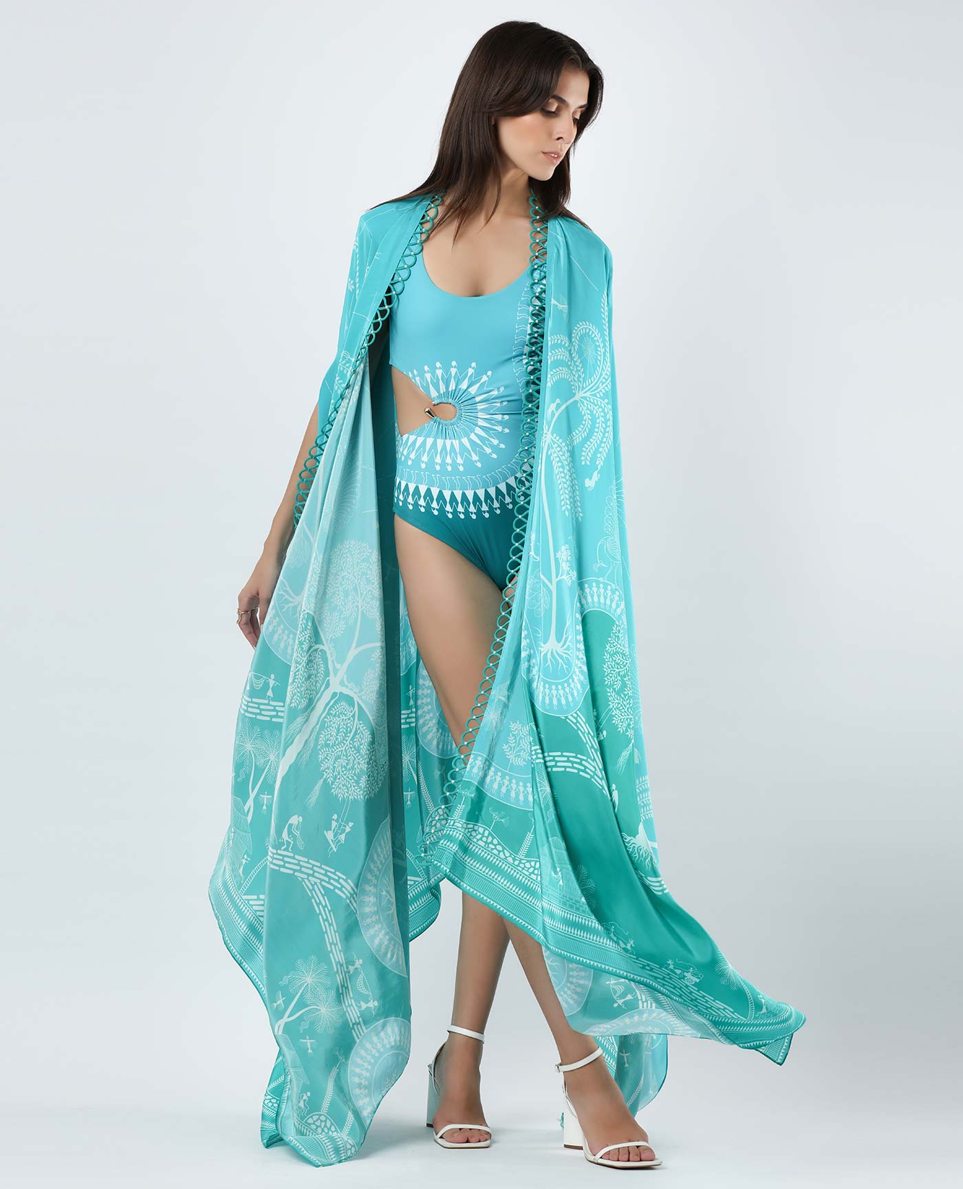 Embroidered Cape